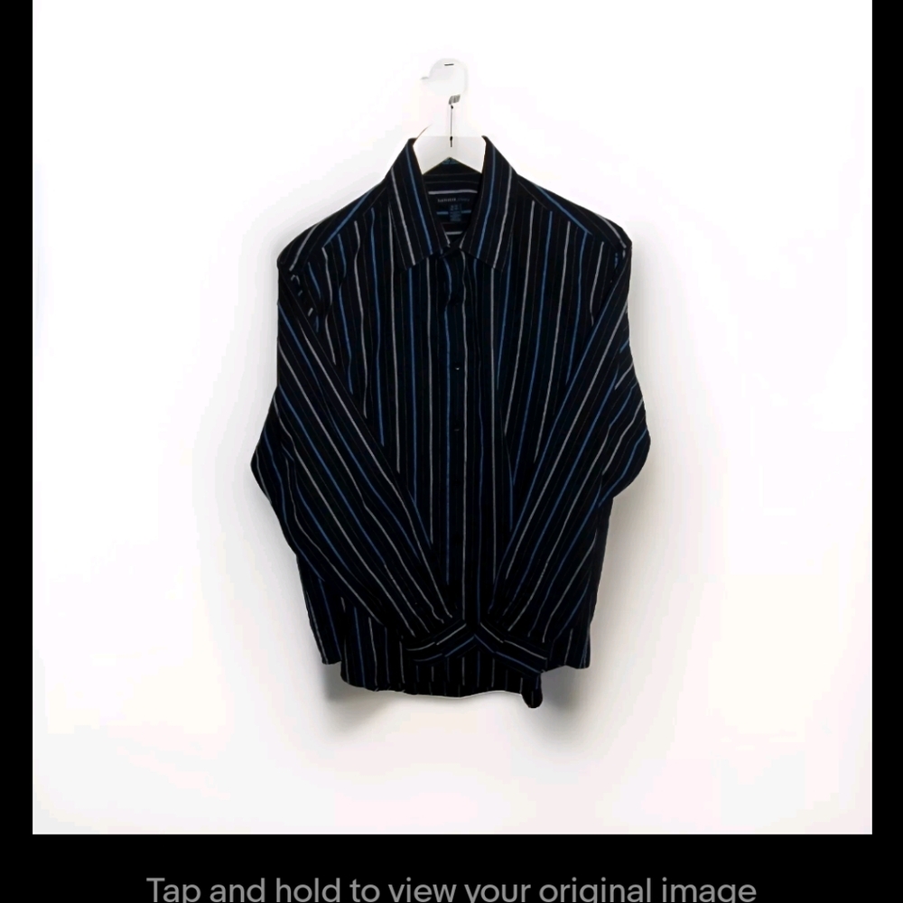 Van Hausen Long sleeve No Iron Blue SIZE M